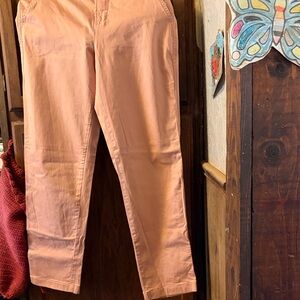 Liverpool Jeans Company Peach Straight Leg Pants